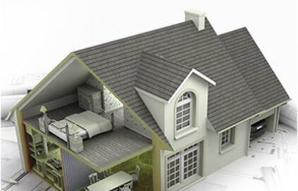Energiatehokkaan yksikerroksisen hiilihapotetun betonin talon itsenäinen rakentaminen